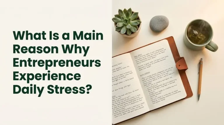 Why Entrepreneurs Experience Daily Stress: Real Causes